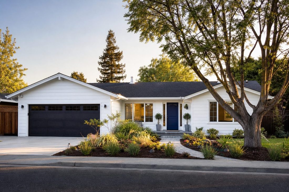 Renovated San Jose home exterior
